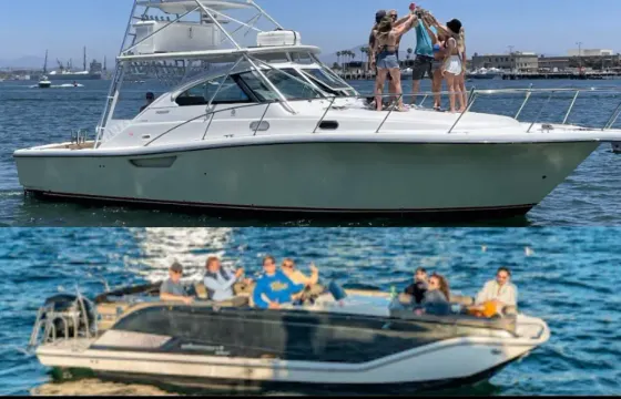 Up to 22 party people in a two boat Experience