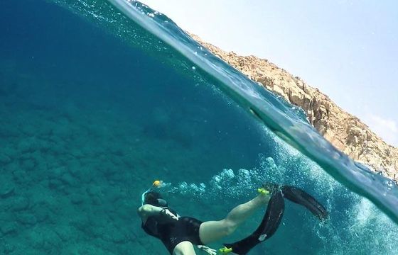 Boat Diver course on 26' RIB in Mykonos