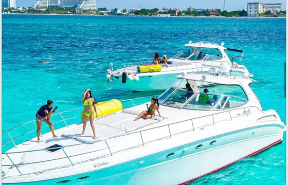 Sea Ray 50ft - Enjoy the Cancun Bay - Free Pick Up Hotel Marina