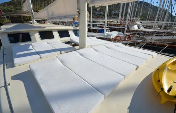 CAGAN This Wonderful Deluxe Gulet Yacht is 30 m. Long and for 12 People