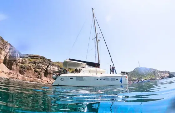 45ft Lagoon Catamaran Semi-Private Daytime Joy Cruise with Transfer