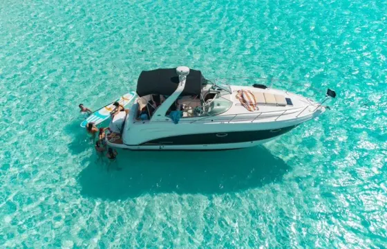 Chaparral 32 with all inclusive. Visit el Cielo Cozumel