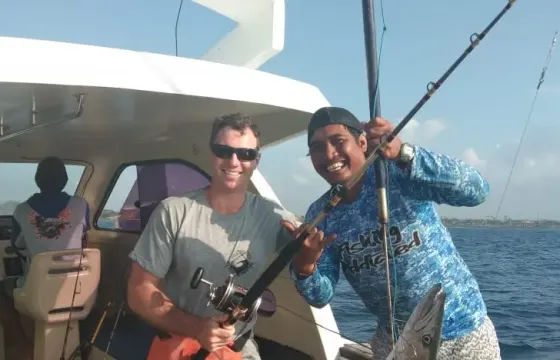 Fishing Charter Aboard a 38' Fishing Boat for 8 People in Bali, Indonesia