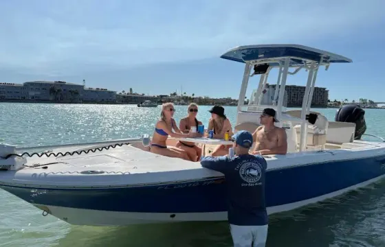 25’ Robalo Center Console for Charter with Captain in St Pete Beach