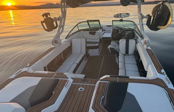 Surf, Wakeboard, Ski, Tube on this sexy Air Nautique 24ft