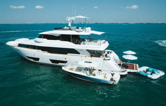 Ultimate Deal! 95' Custom Line Yacht for Rent in Miami, Florida.