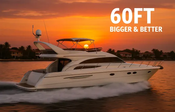 60ft Yacht Charter – Birthdays, Events & Sunset Cruises