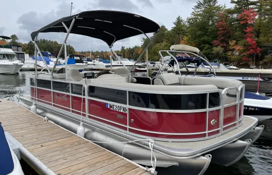 24ft Sebago Lake Cruise with Southbay Pontoon!