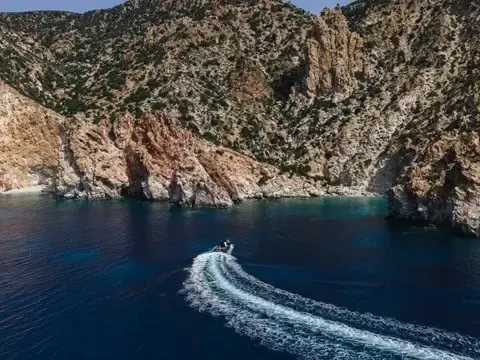 1-Hour Boat Transfer Faros - Paros Port (Parikia) |  37ft RIBCO Twin Engine