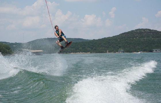 Surf and Wakeboard on Lake Travis! We Have a Fleet of Boats!