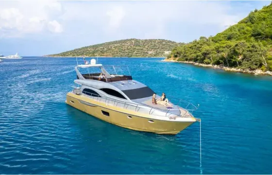 Charter the Luxury 75ft Motor  Yacht in Bodrum, Turkey