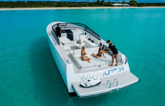 VanDutch 55 Motor Yacht Charter St Barths | Anguilla | St Martin