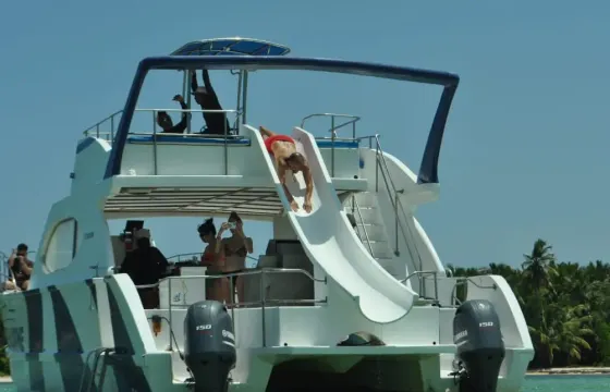 🏆🎉 PRIVATE YACHT Snorkeling , pool natural and wild beach.🏆🎉