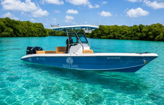 Rosario Islands Private Tour – 28ft Speedboat Charter for 4 Guests