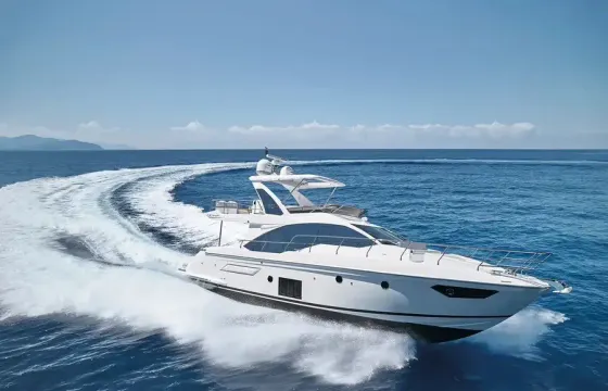 Magnificent Azimut 50ft Motor Yacht With Flybridge In Vallauris