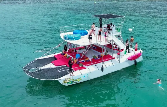 45' Custom Trimaran with Waterslides [All Inclusive] in Puerto Vallarta Mexico