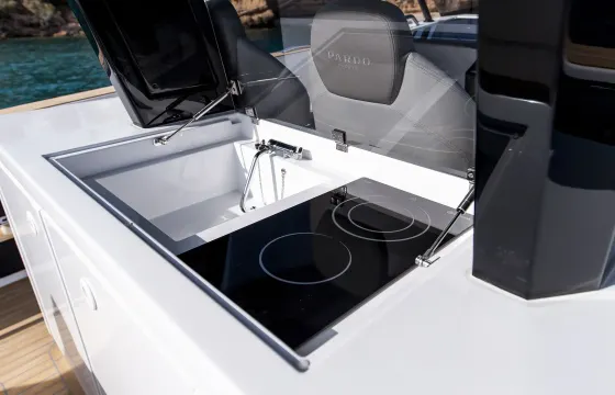 Book the Pardo 38 Motor Yacht with 2x380HP Volvo Diesel