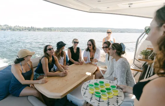 Professionally Captained 50' Prestige Yacht. Kirkland and Seattle Available