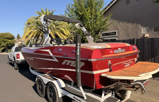 Wake the Lake on 23' MB B52 Wakeboard Boat at Folsom Lake