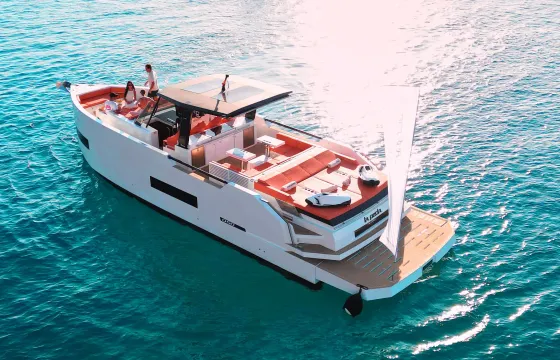 D50 Motor Yacht Charter in Ibiza for 11 Guests Luxury Experience