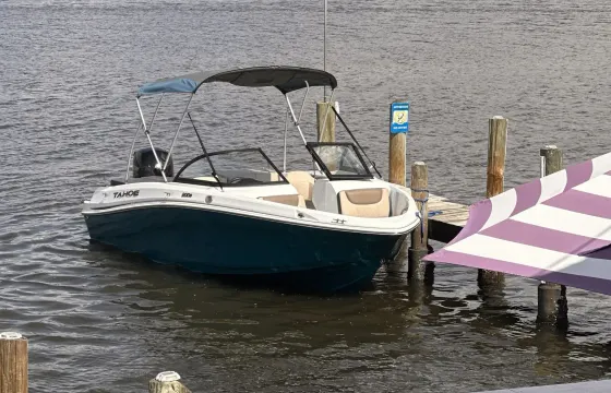2025 Tahoe Deck Boat - Captained Charters from Riverview Marina, FL