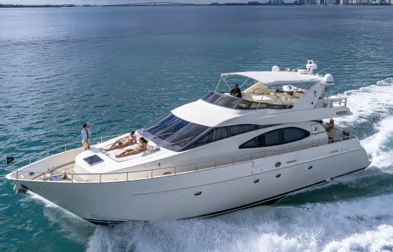 Ultimate Deal! 70' Azimut Fly Yacht for Rent in Miami, Florida