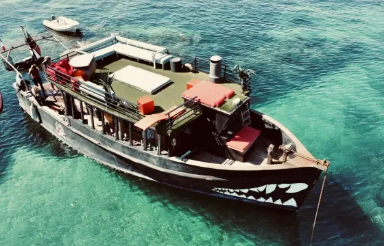 46' Flybridge - Private Pirate Party Boat - Cannes Group Experience