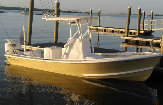 St. Petersburg Inshore Fishing Charter with Captain Ted - Hanson Skiff 23′ Boat