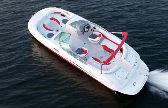 Spacious Deck Boat at Lake Livingston