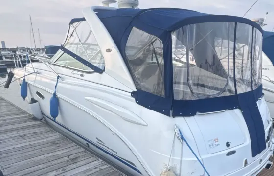 Take in Breathtaking Chicago Skyline Views from Spacious 32' Chaparral Yacht