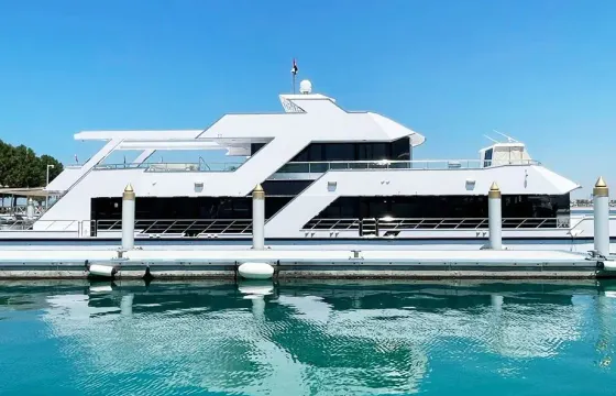 Luxury Yacht Charter with a Crew, 144ft, 25 guests in Abu Dhabi