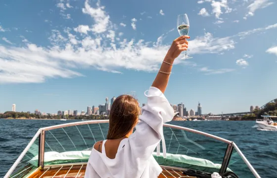 Private Sydney Luxury Cruise onboard 28' Bel Motor Yacht for 6 People!