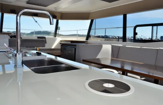 37ft Fountaine Pajot Power Catamaran Rental in Lisboa, Portugal