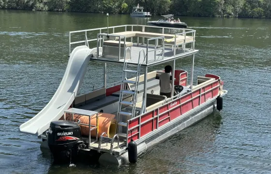 Lewisville Lake Party Barge 20-Passenger w/WaterSlide and LillyPad