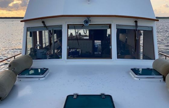 Charter this 46ft Grand Banks in St. Mary's, GA, and cruise Cumberland Sound!