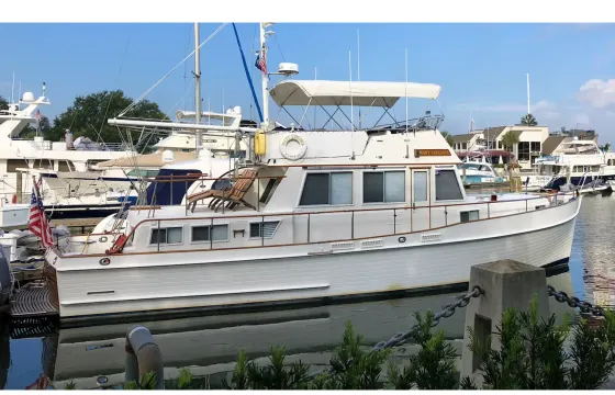 Charter this 46ft Grand Banks in St. Mary's, GA, and cruise Cumberland Sound!