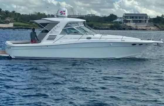 Visit Saona Island in this 37ft Sea Ray Motor Yacht