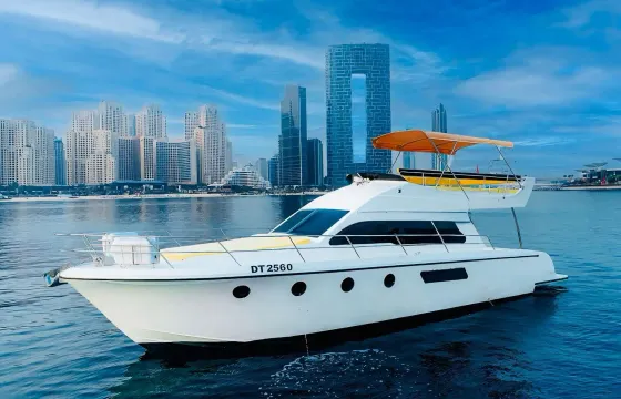 New Luxury 50ft Yacht Charter in Dubai, Best Value for up to 15 Guests