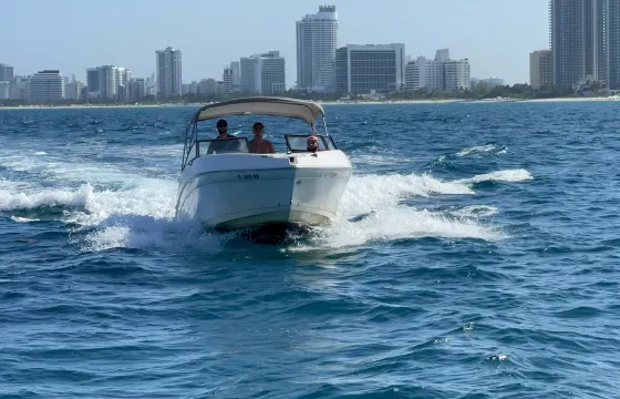 Explore South Florida with our Rinker Q3 Bowrider in Hollywood Beach FL