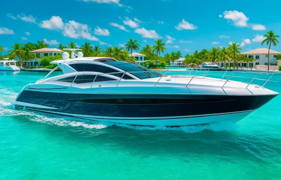 Gorgeous luxury 58' Express Savannah cruiser yacht