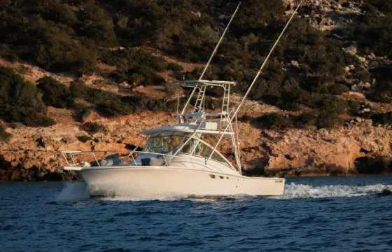 Agios Nikolaos & Mirabello Bay Luxury Cruise: Luhrs 32 Open Boat