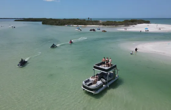 Double Decker Party Boat with Water Slide in Madeira Beach!
