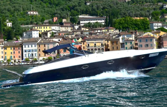Discover the Northern Garda Lake on a 38ft Marine Motorboat with Skipper