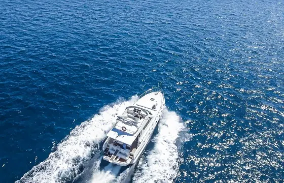 45' Flybridge Yacht - Half Day and Full Day Yacht Cruises in Aegina