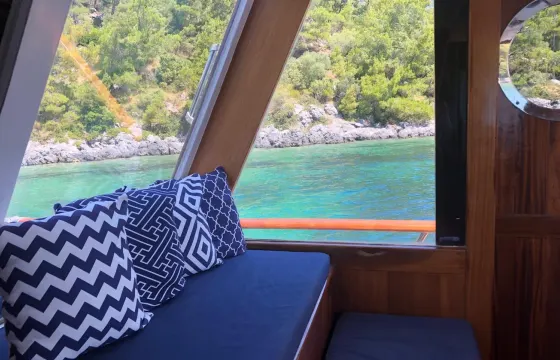 Take a small group out on the water in Muğla for a luxury trip with 42' Trawler!