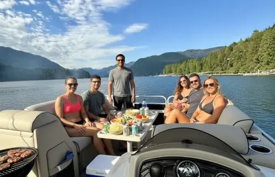 Deep Cove & Vancouver Party Pontoon with BBQ & Beats