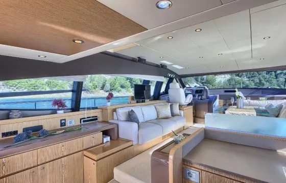 ''Kimon'' Ferretti 620 Power Mega Yacht for Charter in Kaštel Gomilica, Croatia