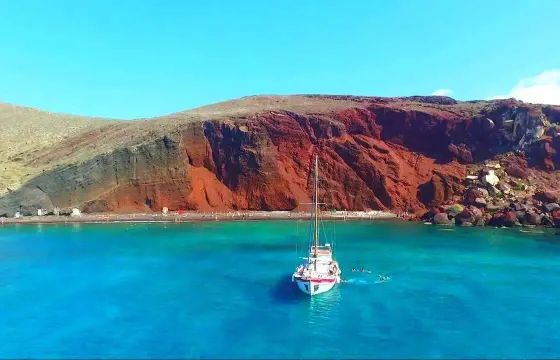 Traditional Culture Sailing Boat in Greece