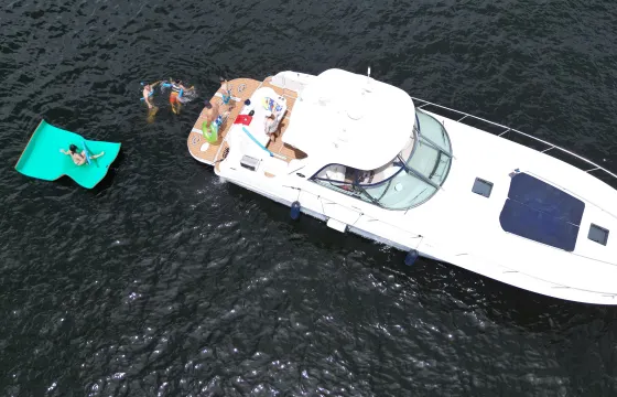 Enjoy your day on The No Regrets 50' Yacht!!