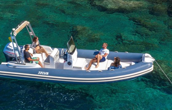 Rent a 2018 Gommone 680 RIB in Sorrento, Italy for 12 person
